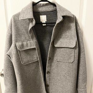 H&M Grey Shacket